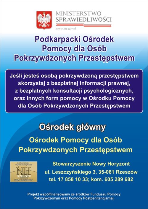 Pomoc Pokrzywdzonym Przestepstwem Sad Rejonowy W Ropczycach